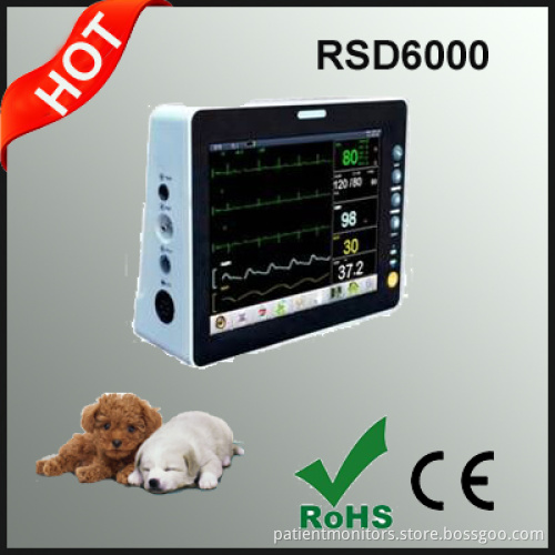8 Inch Multi Parameter Patient Monitor for Animals Horses, Dogs, Cats